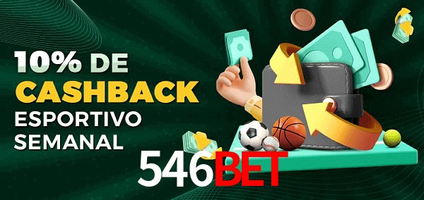 10% de bônus de cashback na 546Bet